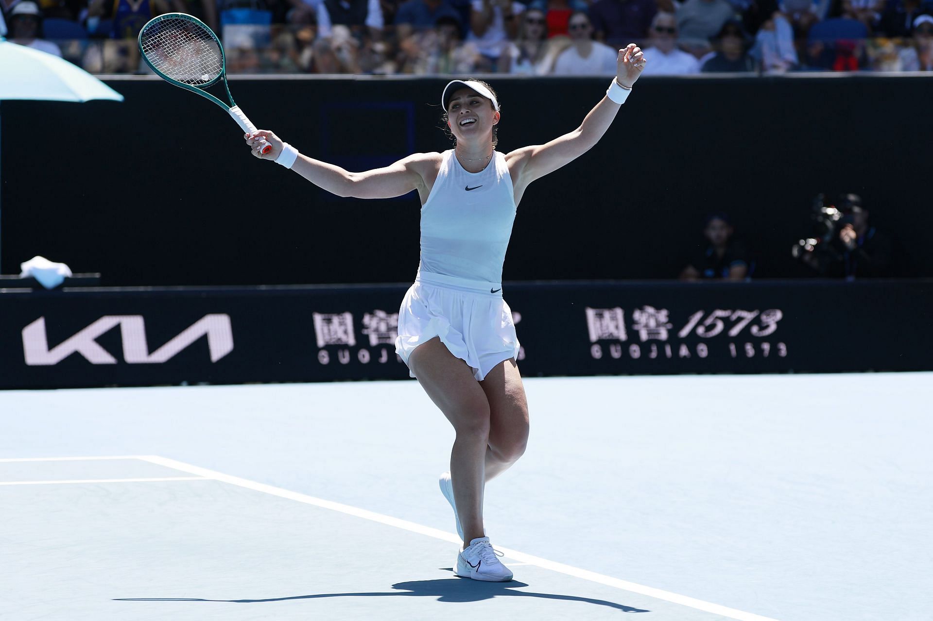 Paula Badosa at the 2025 Australian Open - Source: Getty