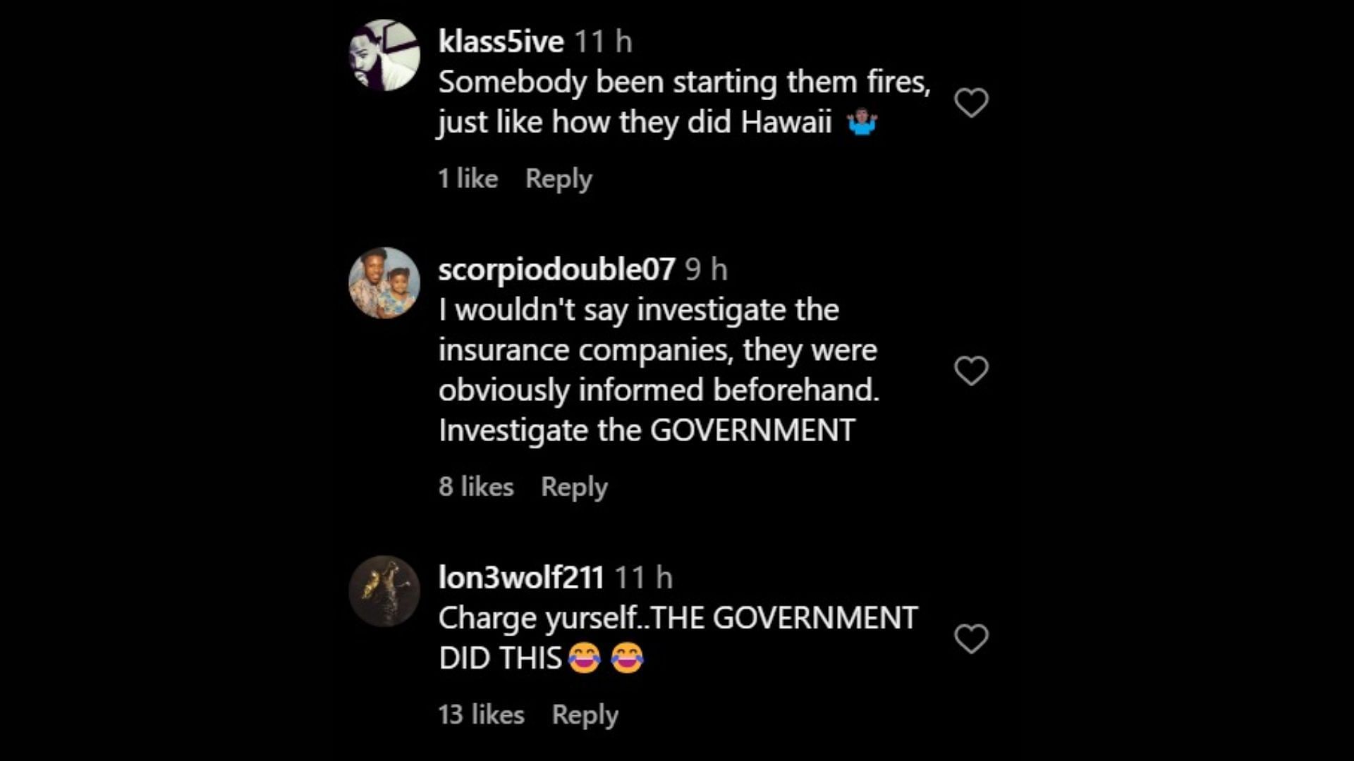 Netizens react to Martin Estrada&#039;s statement on the Palisades wildfire investigation (Image via Instagram/@theshaderoom)