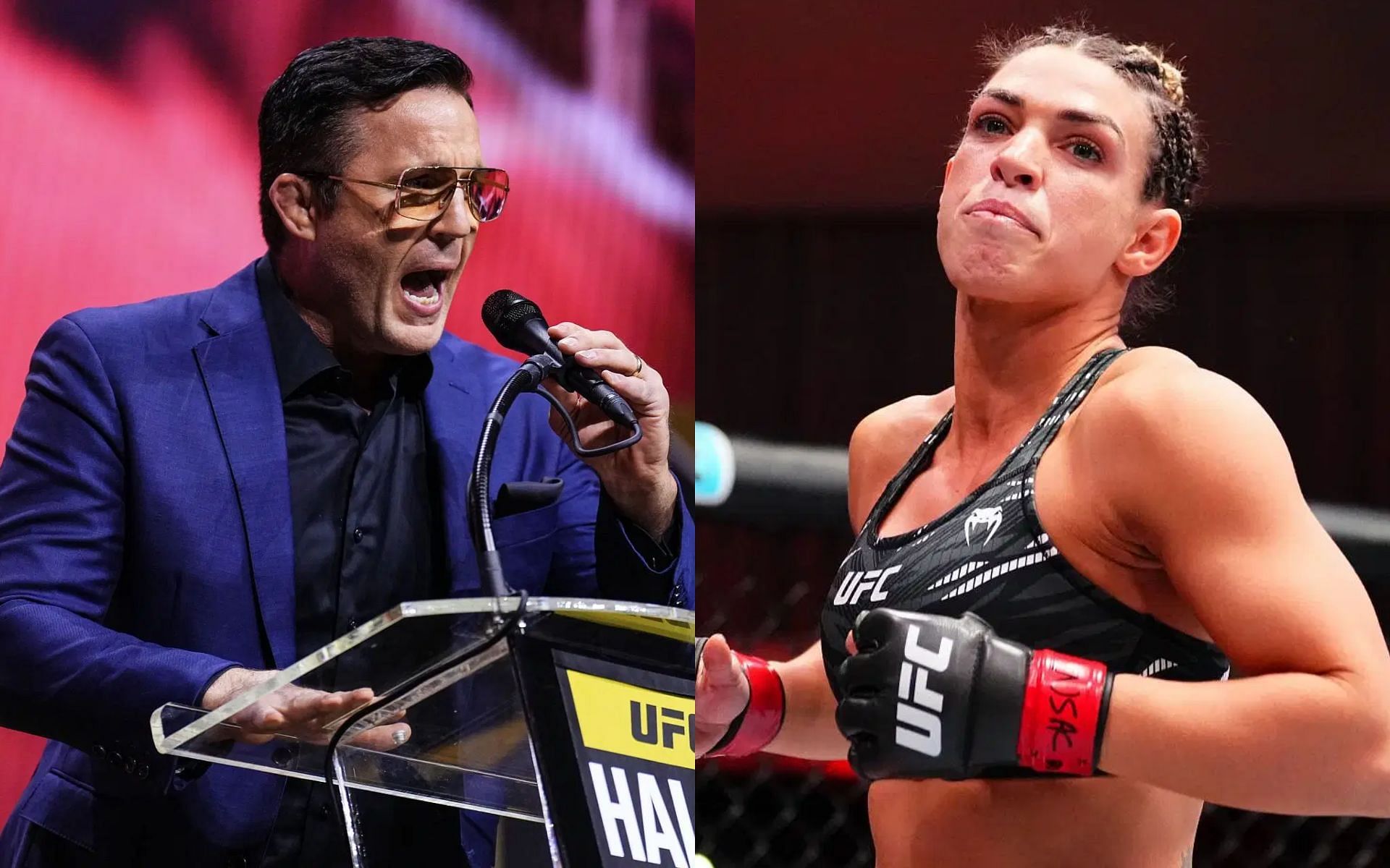 Chael Sonnen critiques Mackenzie Dern following her victory over Amanda Ribas.