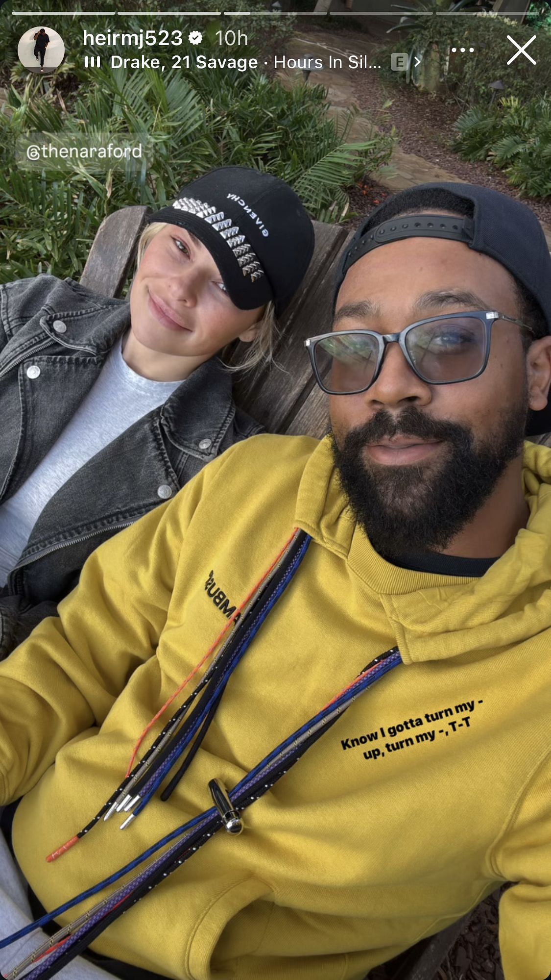 Marcus Jordan and Nora Ford/Instagram