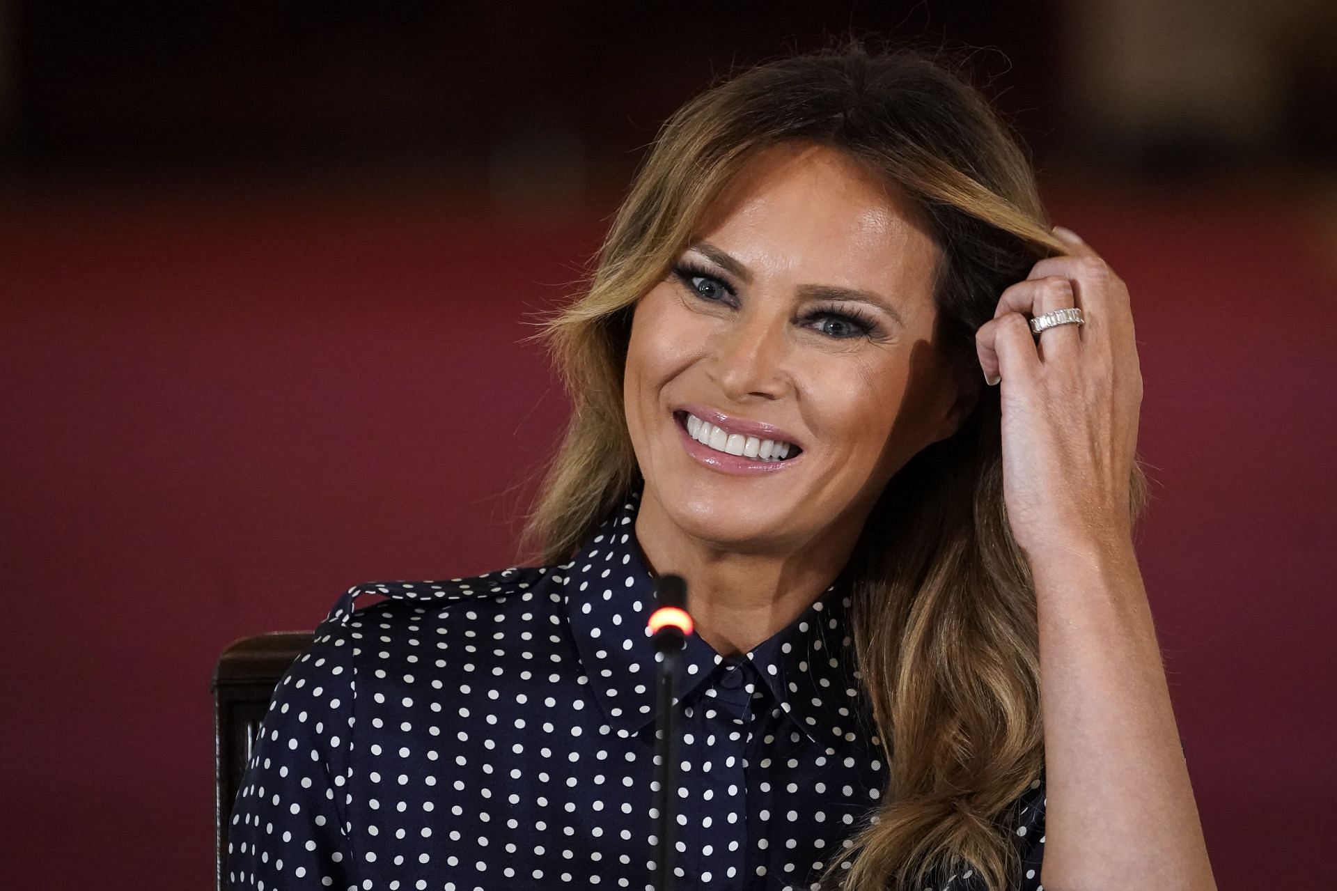 First Lady Melania Trump Marks Recovery Month At The White House - Source: Getty