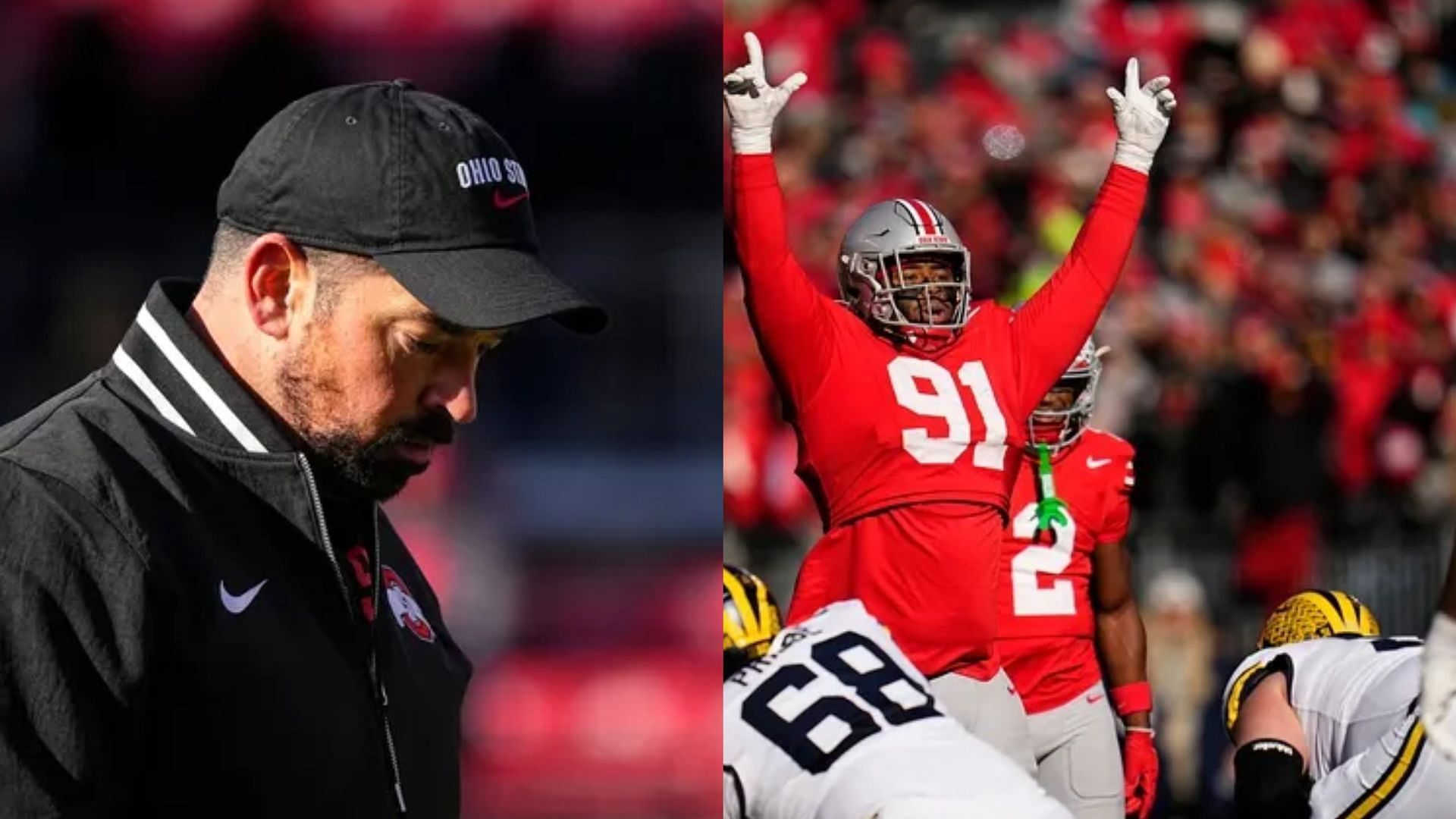 Coach Ryan Day during the Ohio State vs. Michigan game