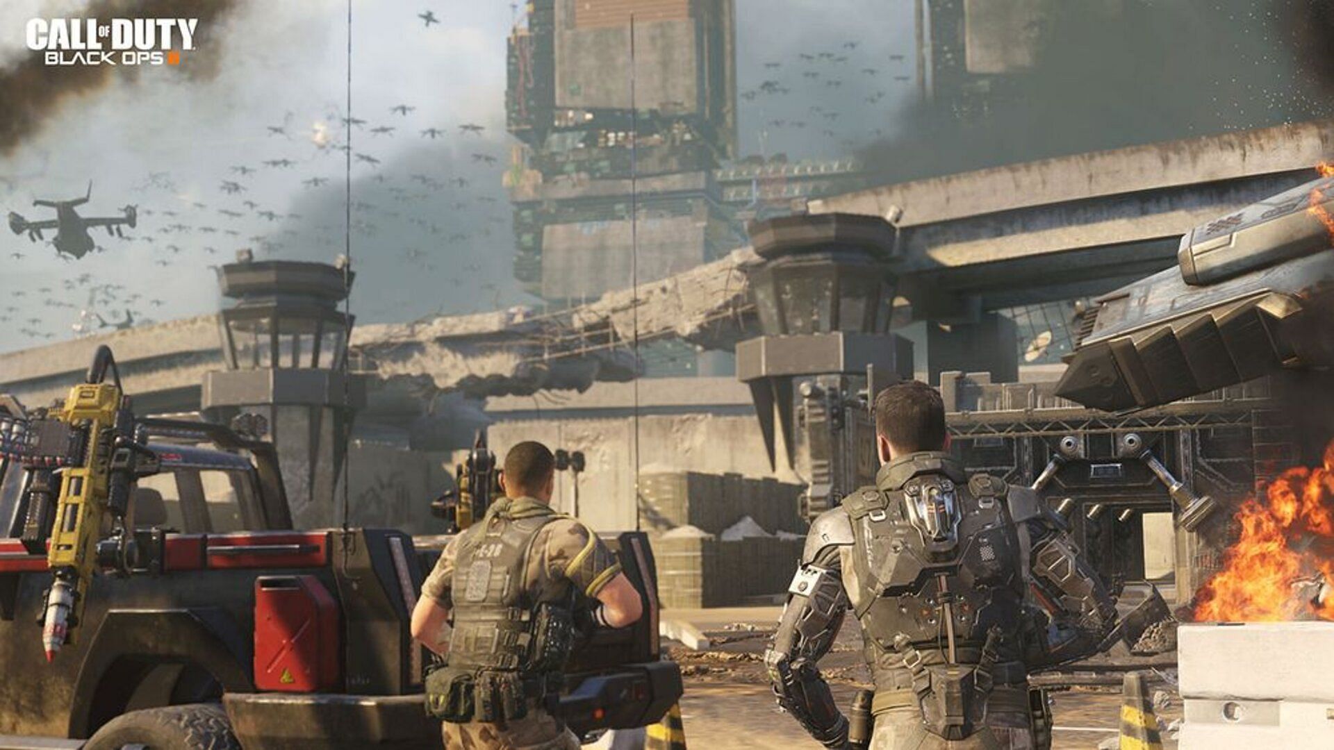 A still from the Black Ops 3 Campaign (Image via Activision)