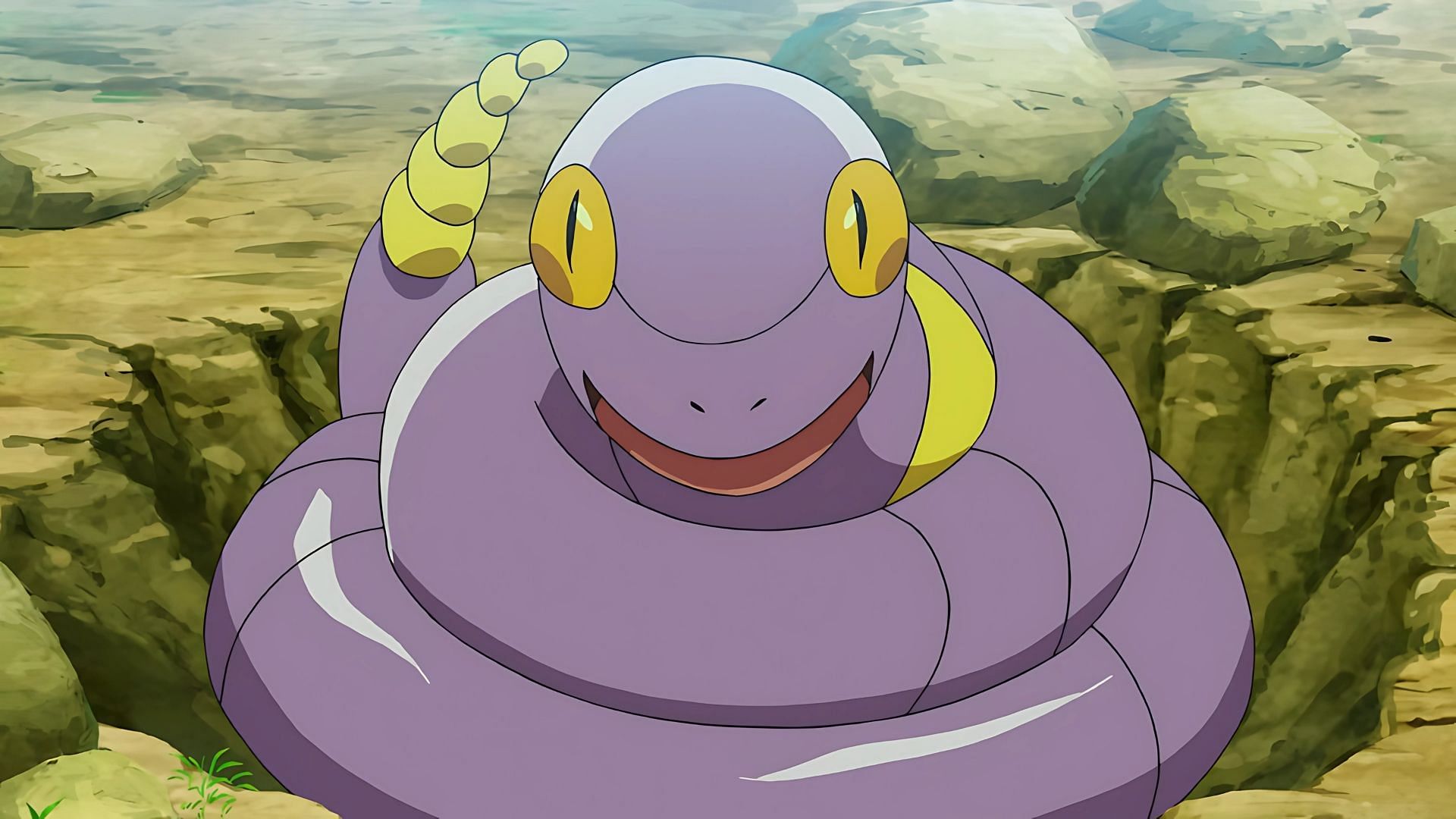 Ekans as it appears in the anime (Image via The Pokemon Company)