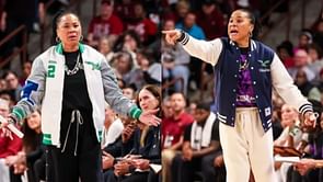 Dawn Staley gets hyped as Jalen Hurts' Philadelphia Eagles upset Matthew Stafford's L.A Rams