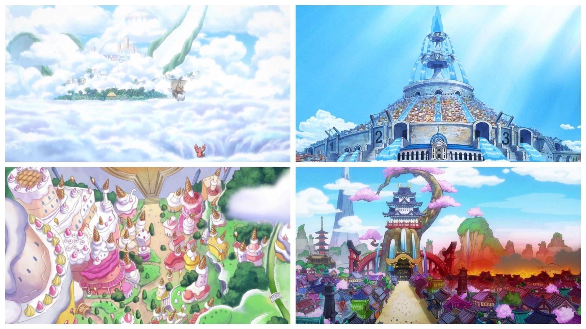 The One Piece world is filled with wonderful places (Image via Toei Animation)