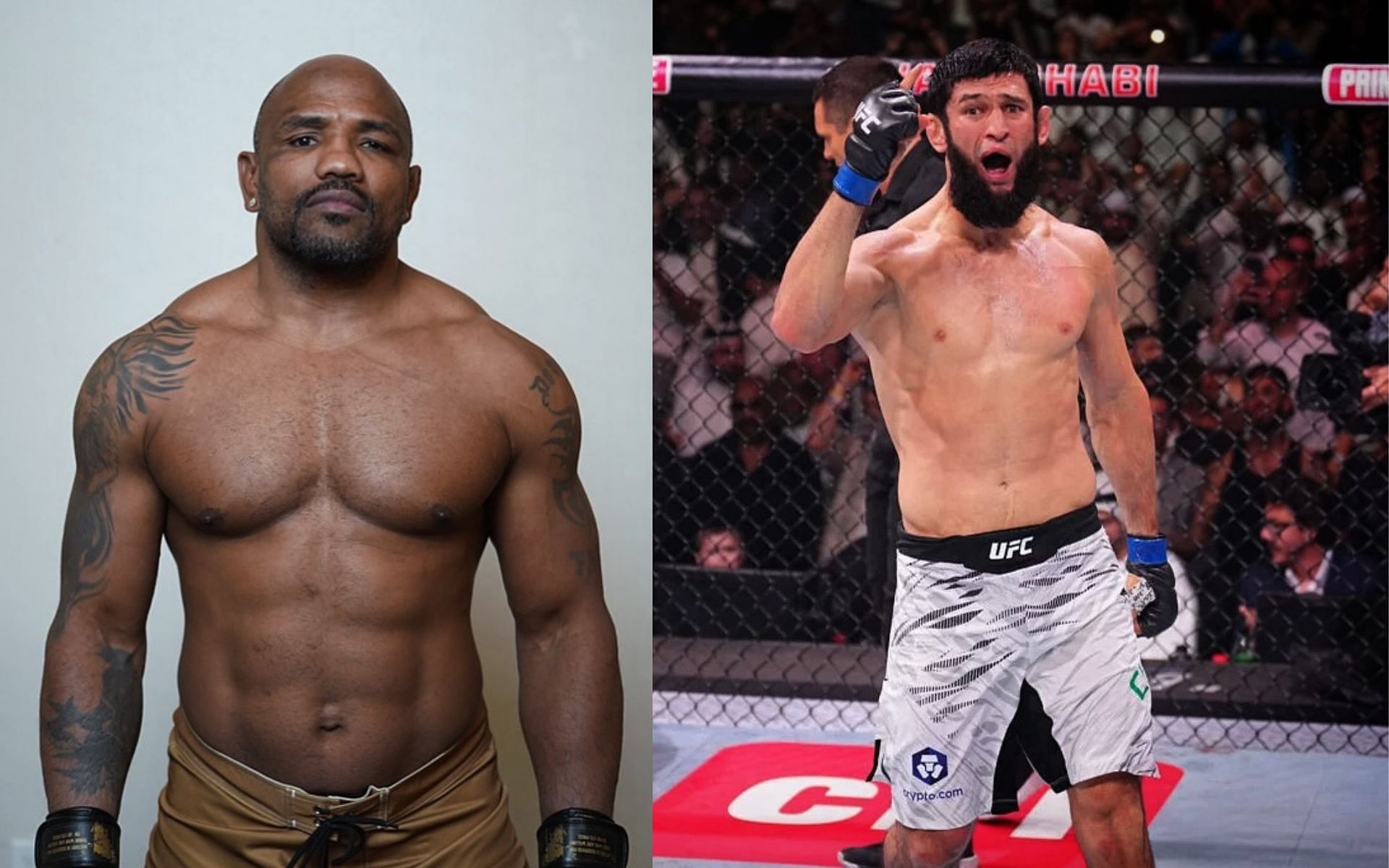 Romero believes Chime&rsquo;s wrestling is just too good for UFC fighters to handle [ Image Courtesy: @yoelromeromma and khamzat_chimaev on Instagram]