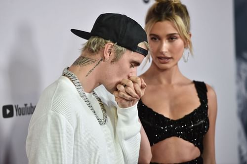 Hailey Bieber at the premiere Of "Justin Bieber: Seasons" (Image via Getty)