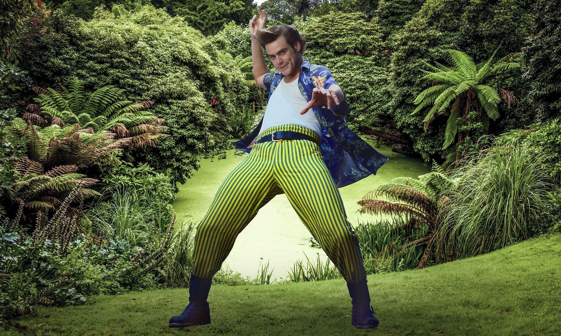 Jim Carrey Ace Ventura Portrait Session 1995 - Source: Getty