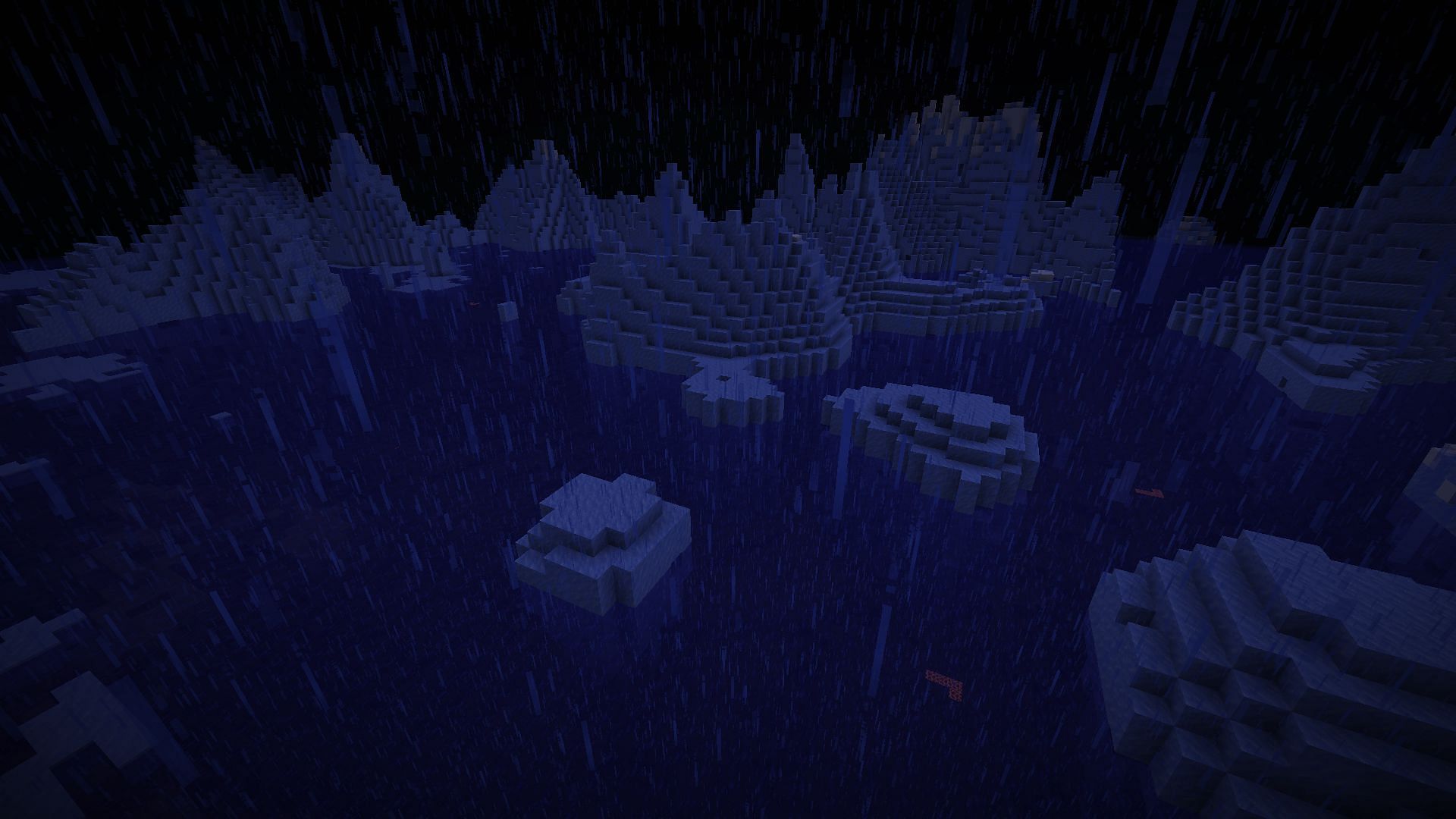 If the oceans are too long it gets difficult (Image via Mojang Studios)