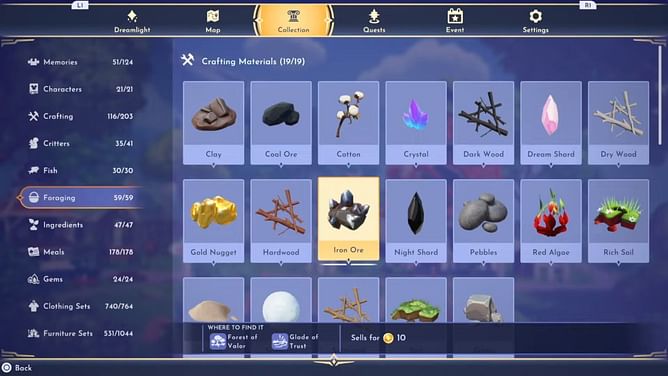 How to get Iron Ore in Disney Dreamlight Valley