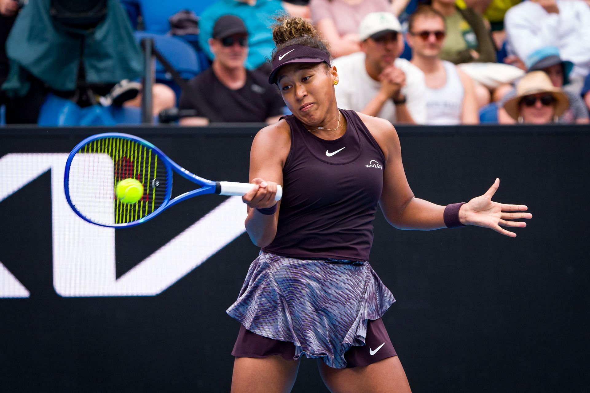 Naomi Osaka at the 2025 Australian Open - Source: Getty