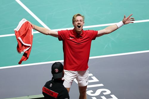 Denis Shapovalov pictured at the 2024 Davis Cup Finals | Image Source: Getty