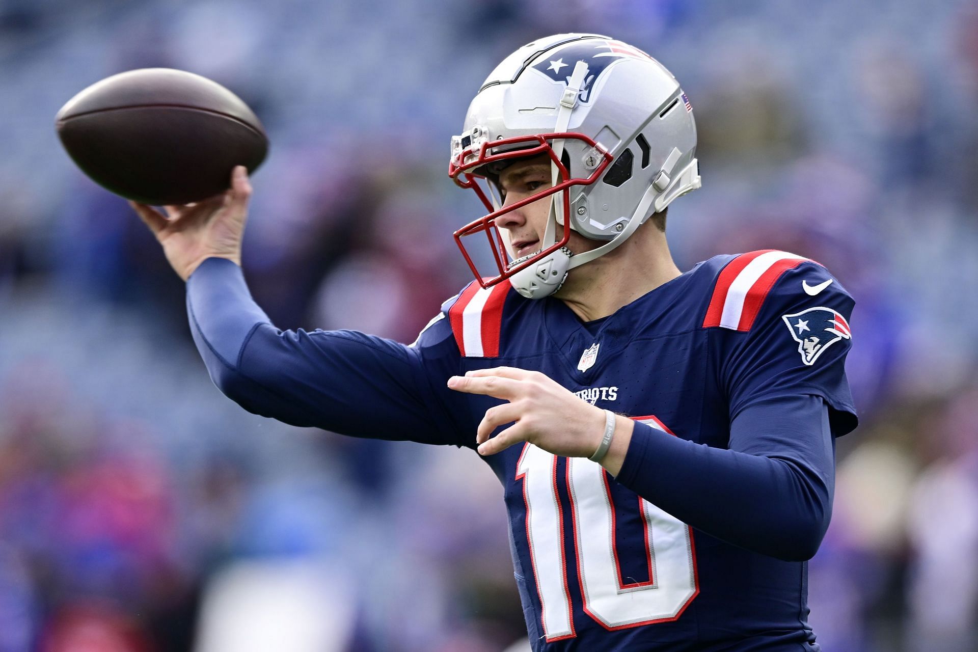 Drake Maye during Buffalo Bills v New England Patriots - Source: Getty