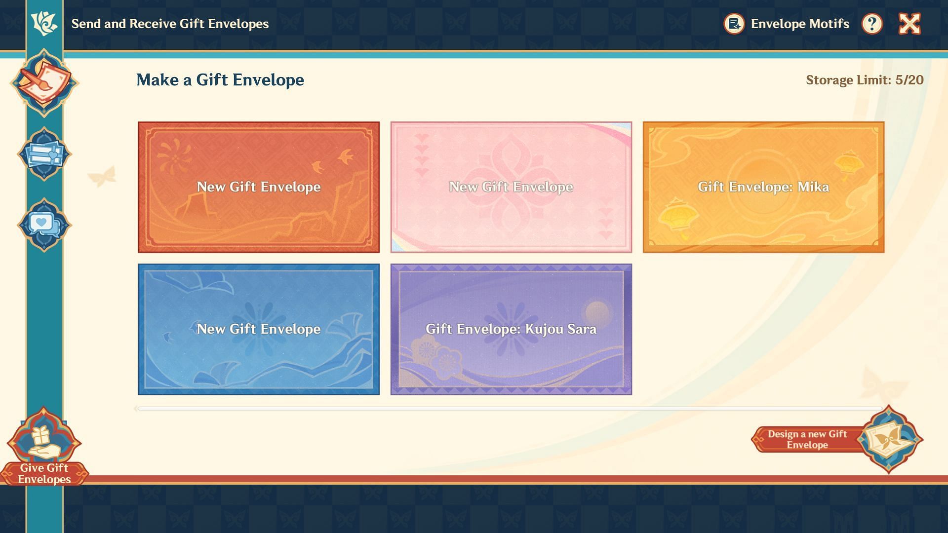 Gift Envelope (Image via HoYoverse)