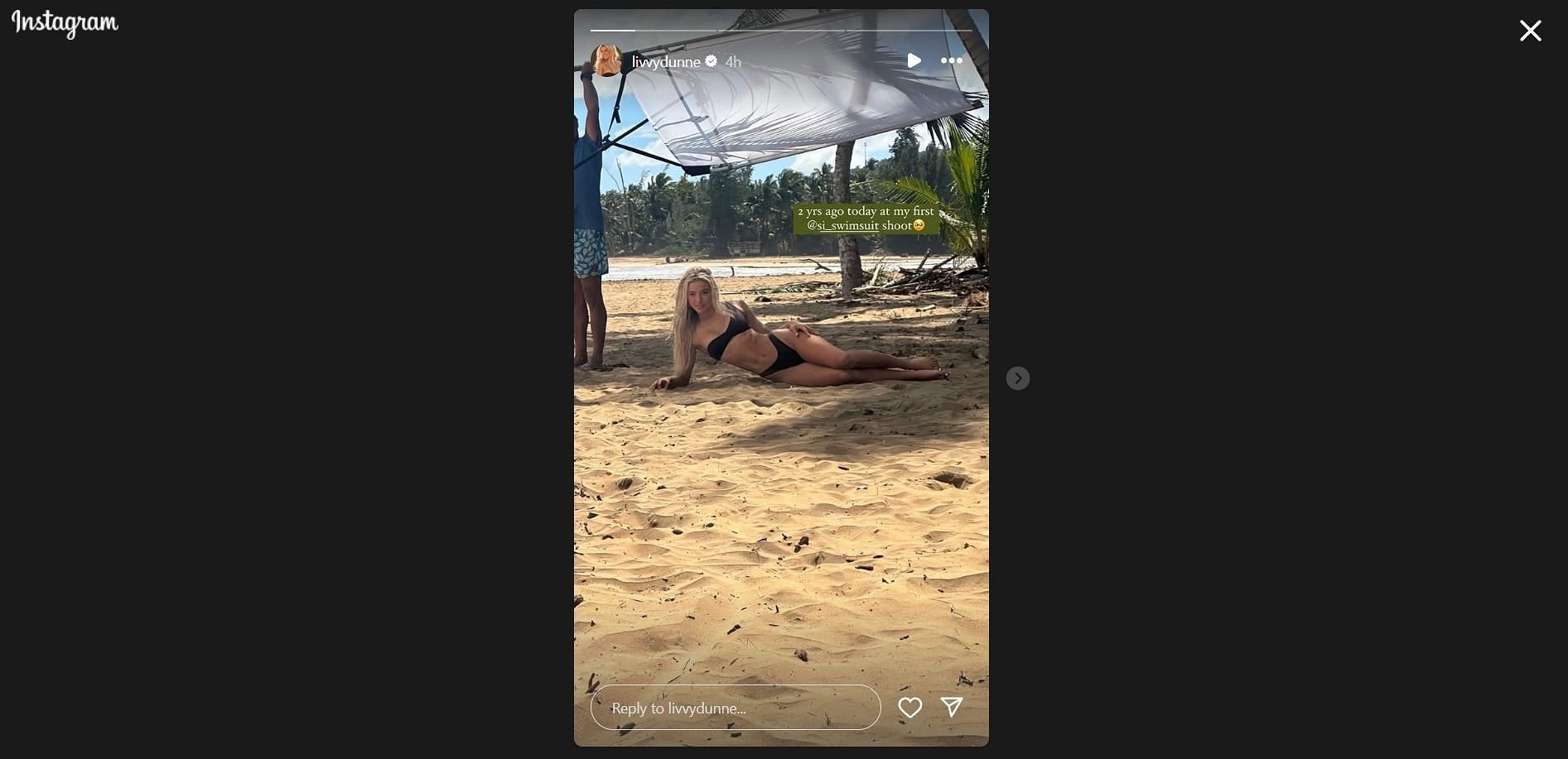 Paul Skenes&#039; girlfriend Olivia Dunne gets nostalgic as she revisits 1st Sports Illustrated Swimsuit shoot - Source: IG/livvydunne