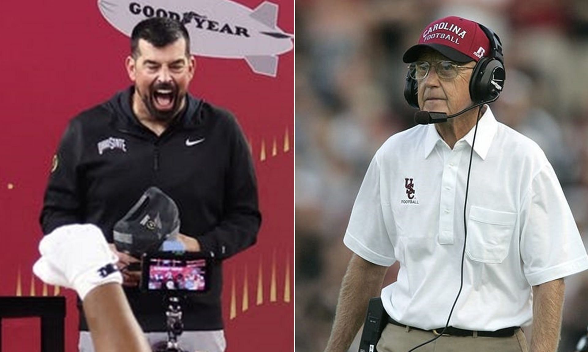 No reconciliation has occurred between Ohio State coach Ryan Day and Lou Holtz. (Image credits: Imagn)