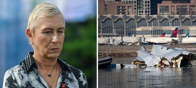 "Beyond sad" - Martina Navratilova mourns death of 14 figure skaters killed in devastating Washington plane crash