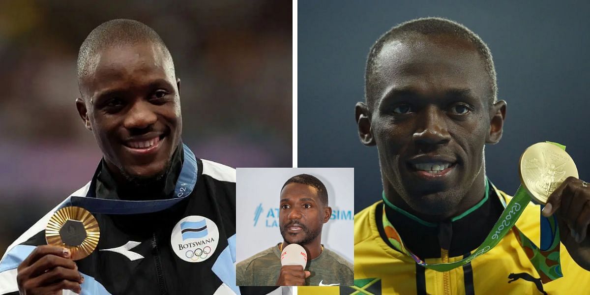 Usain Bolt, Justin Gatlin, Letsile Tebogo