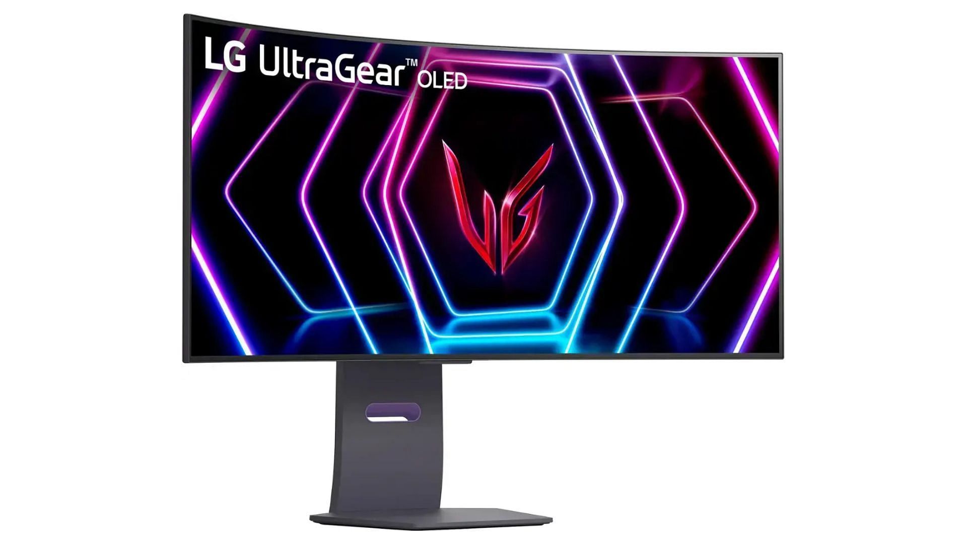 The LG UltraGear OLED Curved gaming monitor is available for a great discount during the New Year sale (Image via LG)