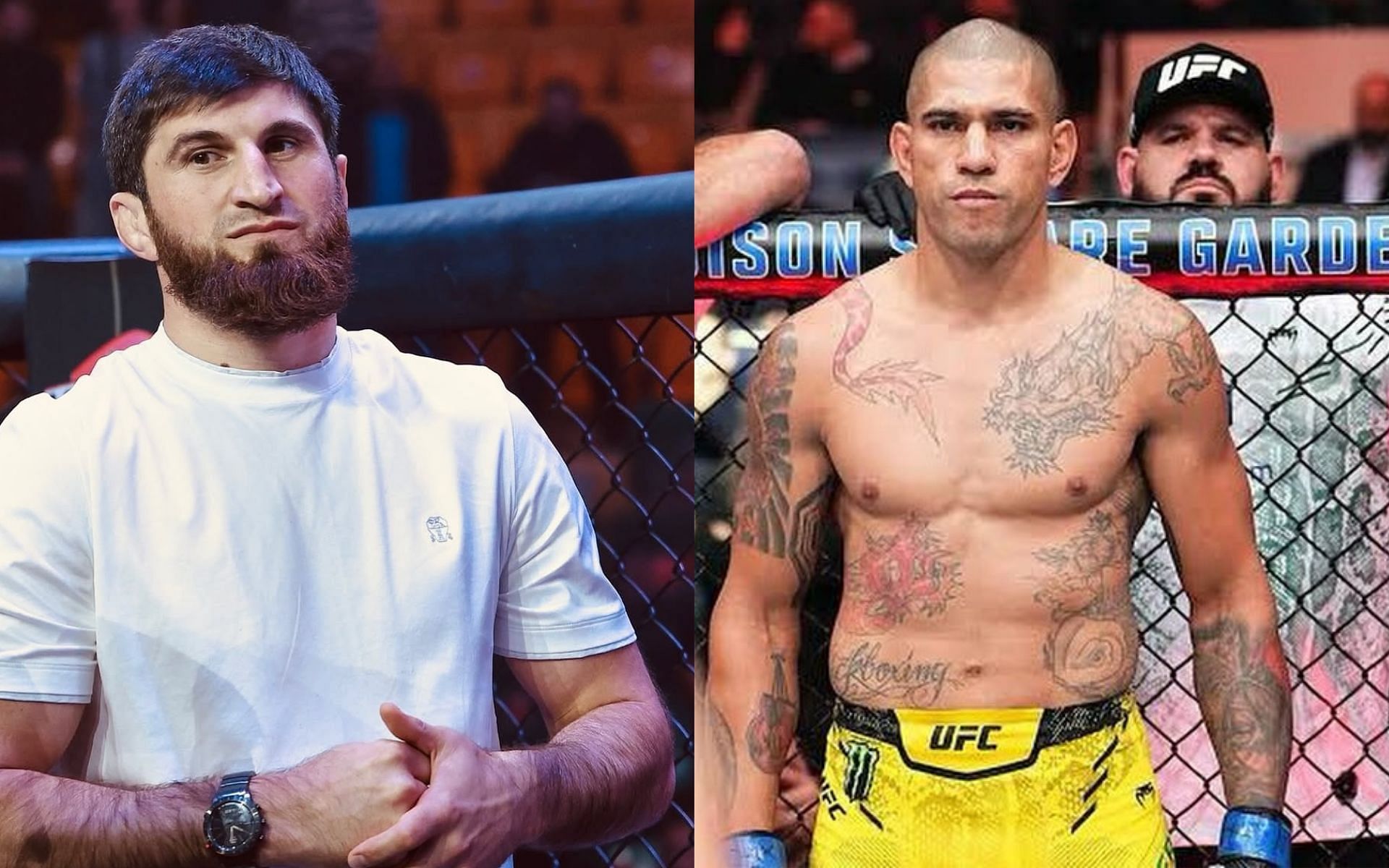 Alex Pereira and Magomed Ankalev will face each other at UFC 313 main event [Image Courtesy: @alexpoatanpereira and @ankalaev_magomed on Instagram]