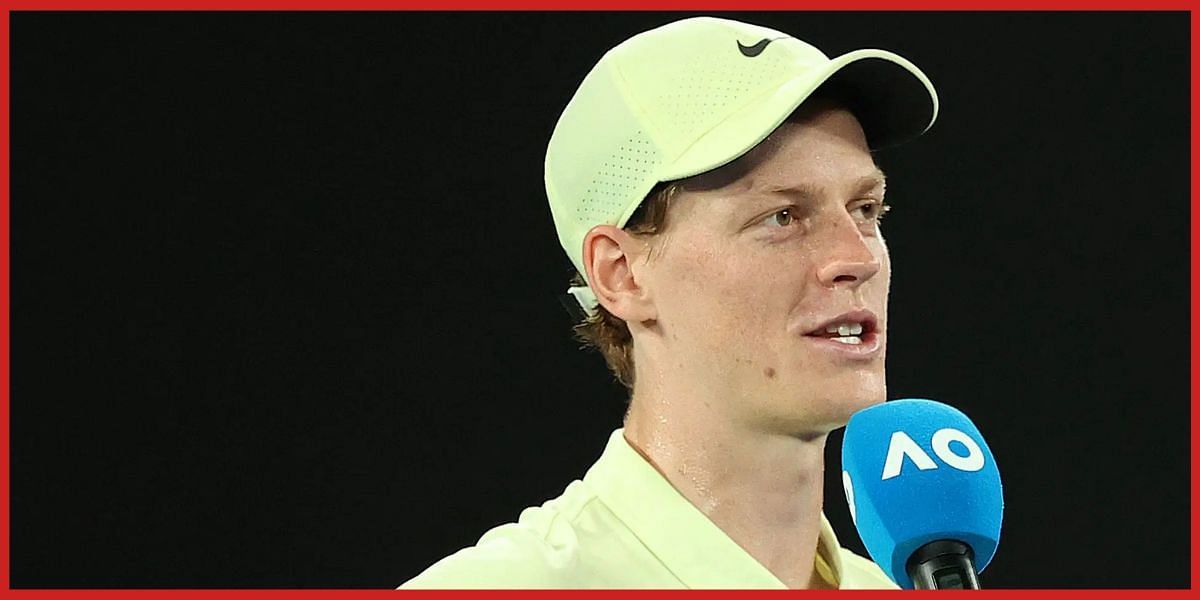 Jannik Sinner at the Australian Open (Source: Getty)