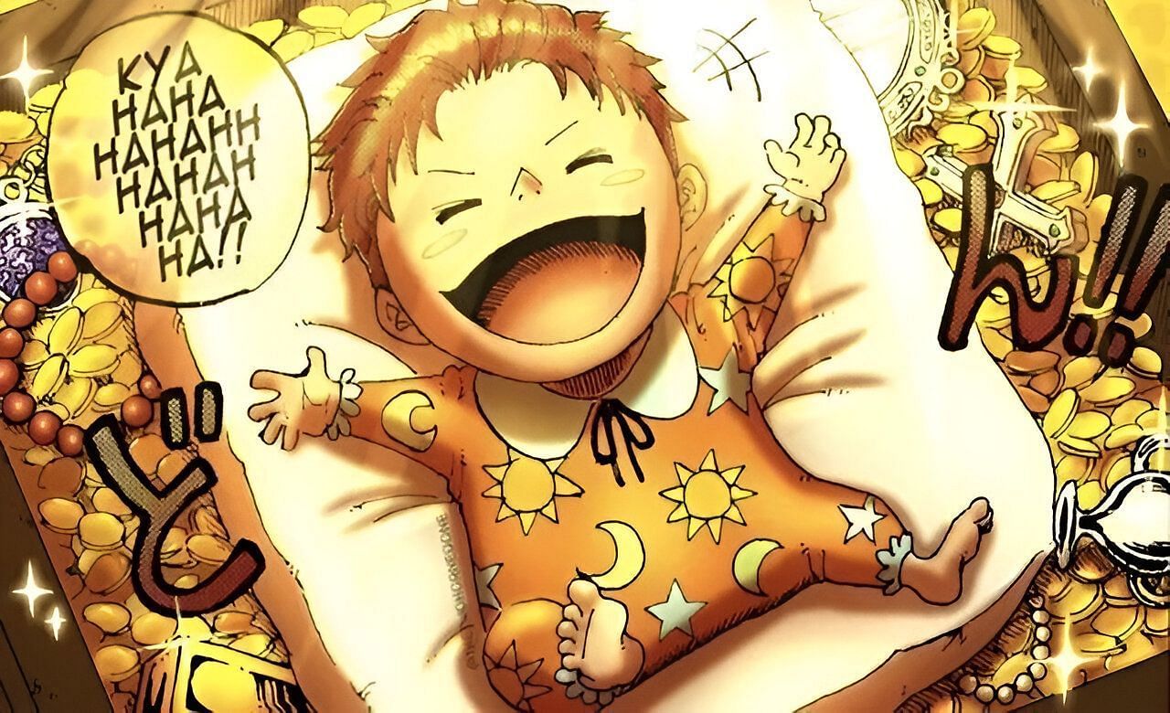 Baby Shanks as seen in the manga (Image via Shueisha)