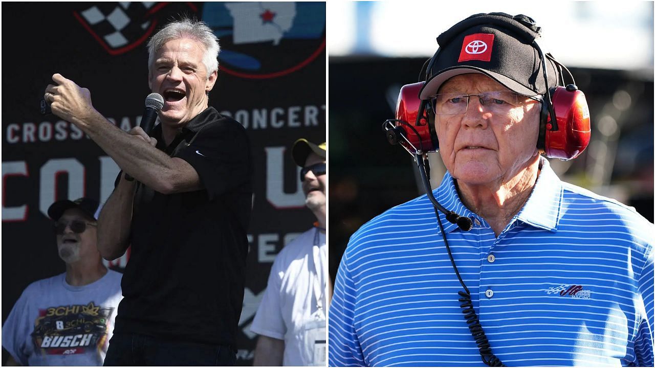 Kenny Wallace (L) and Joe Gibbs (R) [Image Source: Getty Images (L) and Imagn (R)]