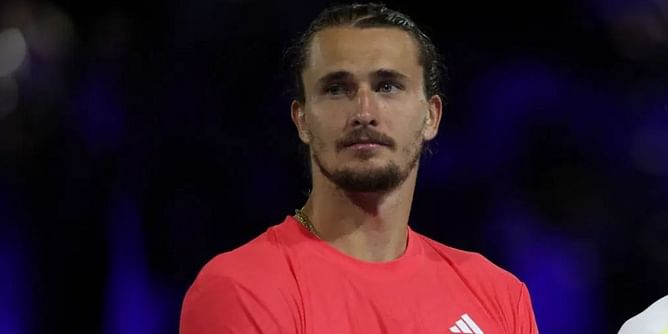 WATCH: Shocking scenes as Alexander Zverev's Australian Open speech interrupted by screaming fan reportedly bringing up his domestic abuse allegations