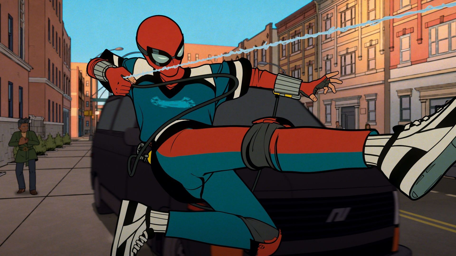 Spider-Man gets into action (Image via Marvel)