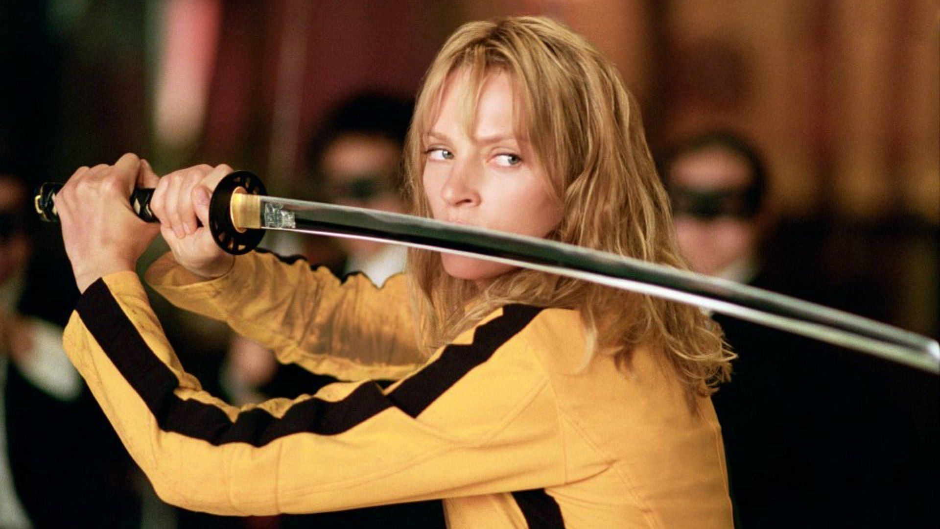 Uma Thurman as seen in a still from the movie Kill Bill Vol. 1 (Image via Miramax Films)