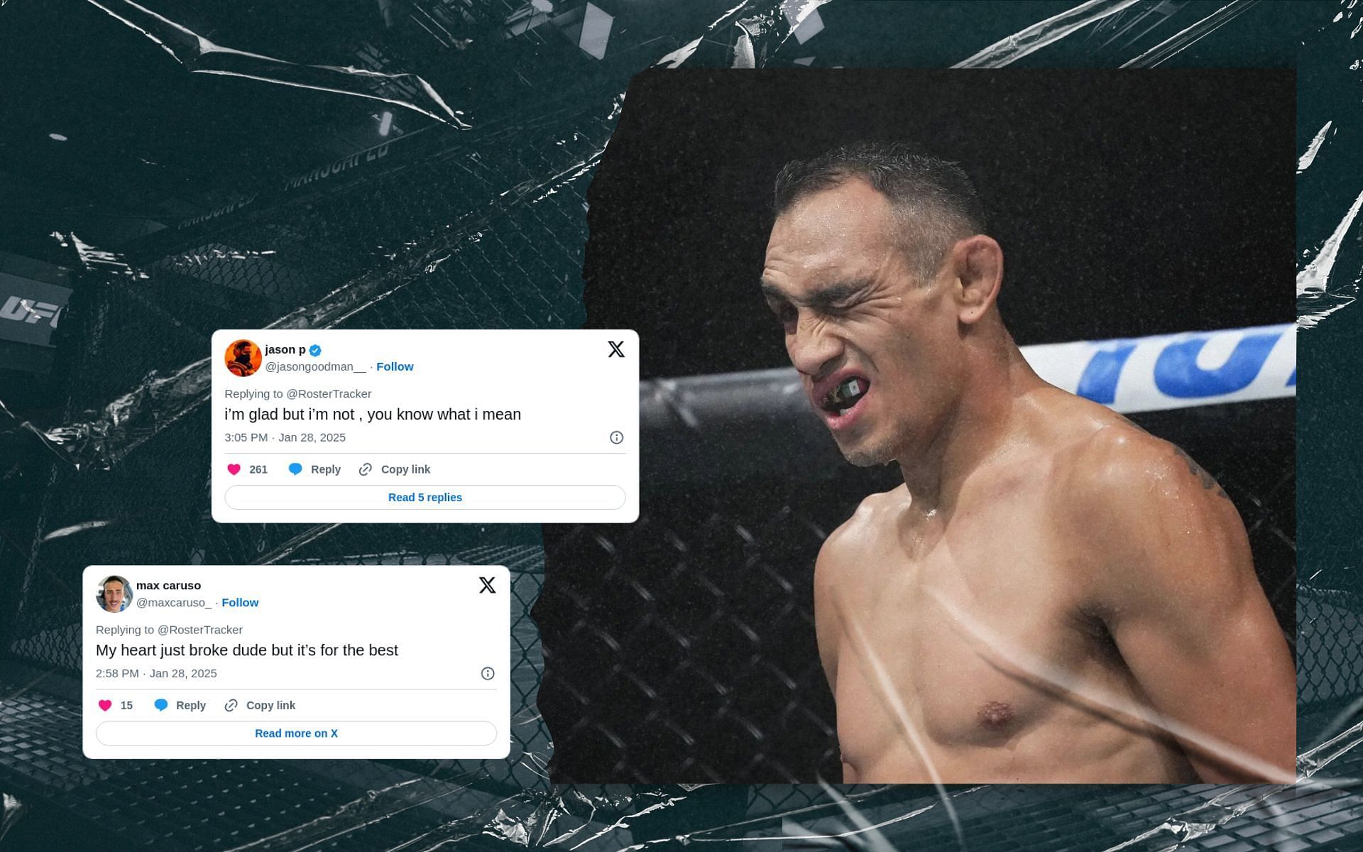 Fans react to Tony Ferguson