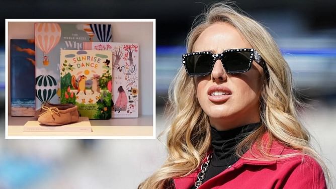 WATCH: Brittany Mahomes shows off customized nursery for baby girl Golden Raye