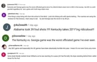 Fans react to officiating in recent NCAA games