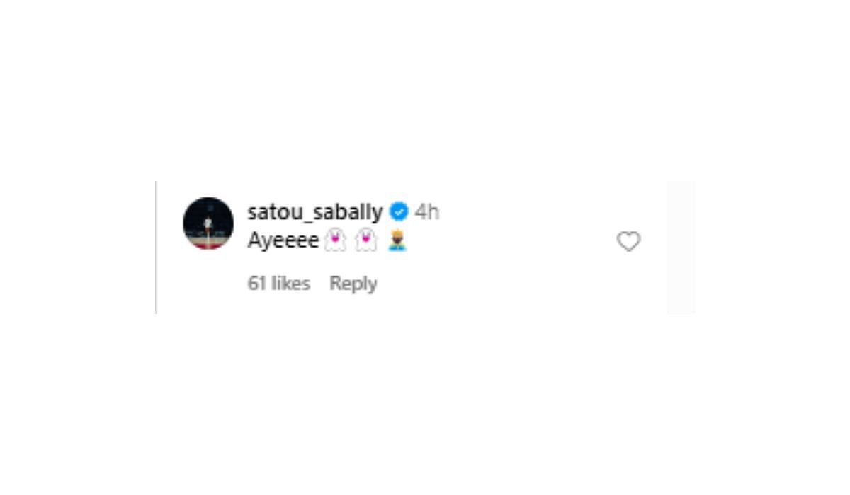 Satou Sabally comments on Unrivaled&#039;s post about Jimmy Butler on Instagram