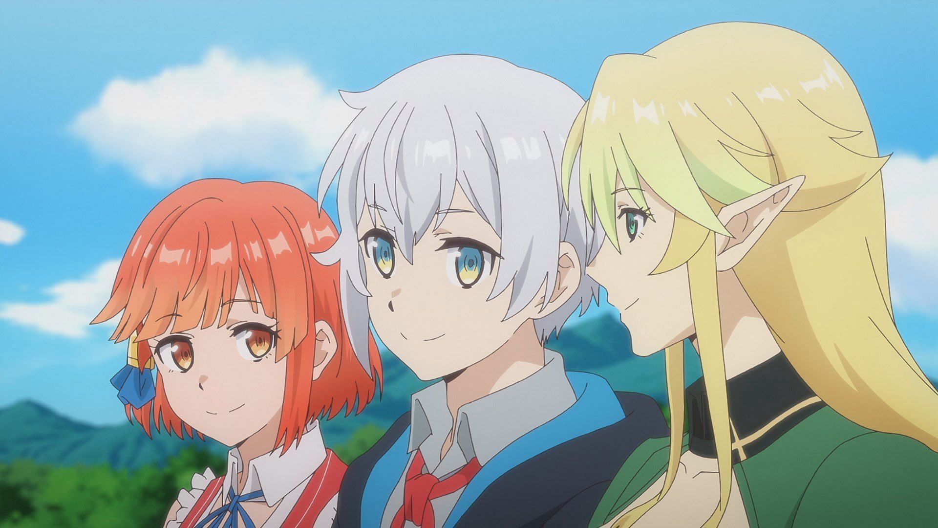 Possibly the Greatest Alchemist episode 11 sees Takumi dissolve his contracts with Sofia, Maria, and Reyva in an amicable way (Image via Studio Comet)