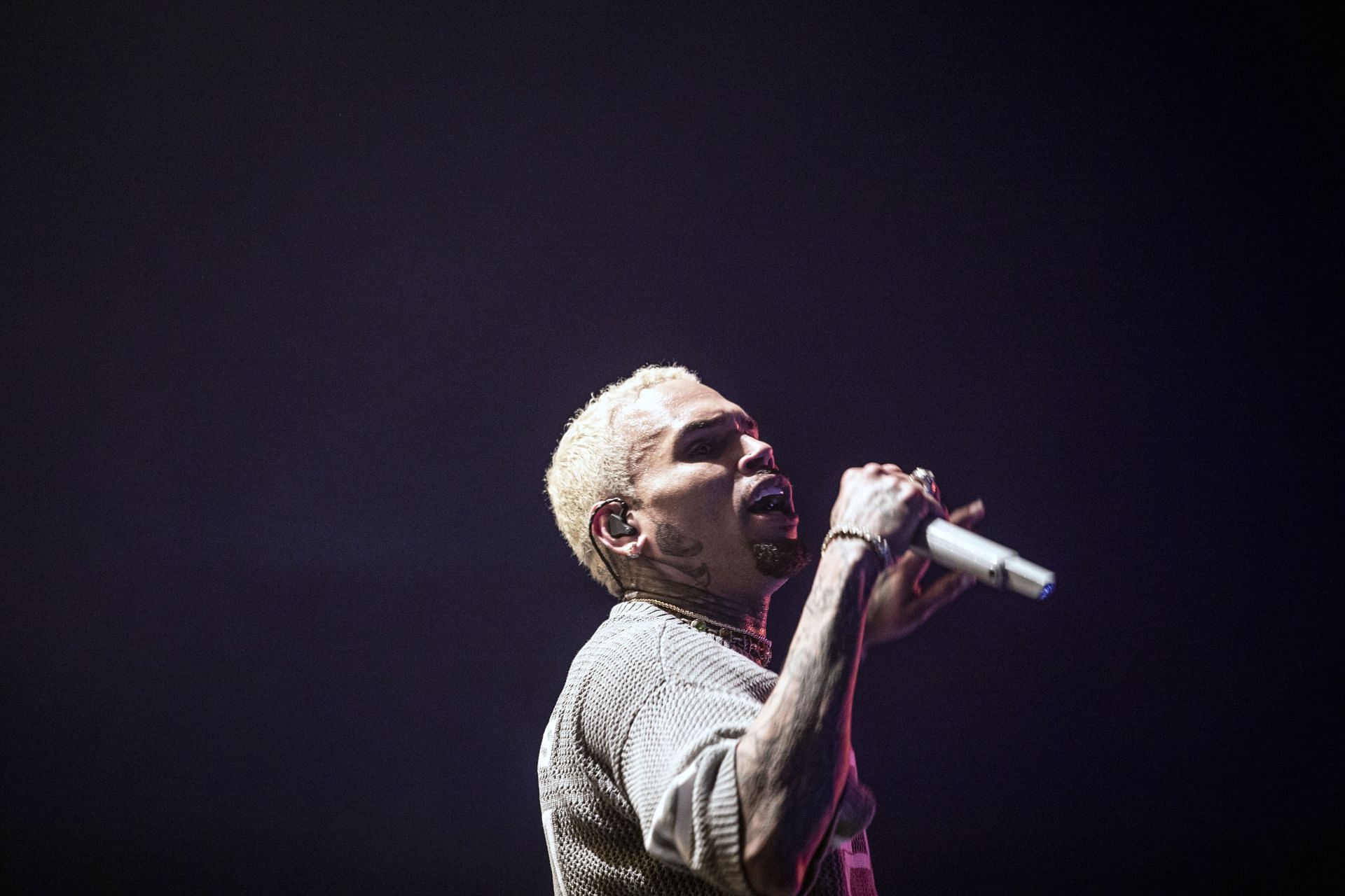 Chris Brown Performs At FNB Stadium - Source: Getty