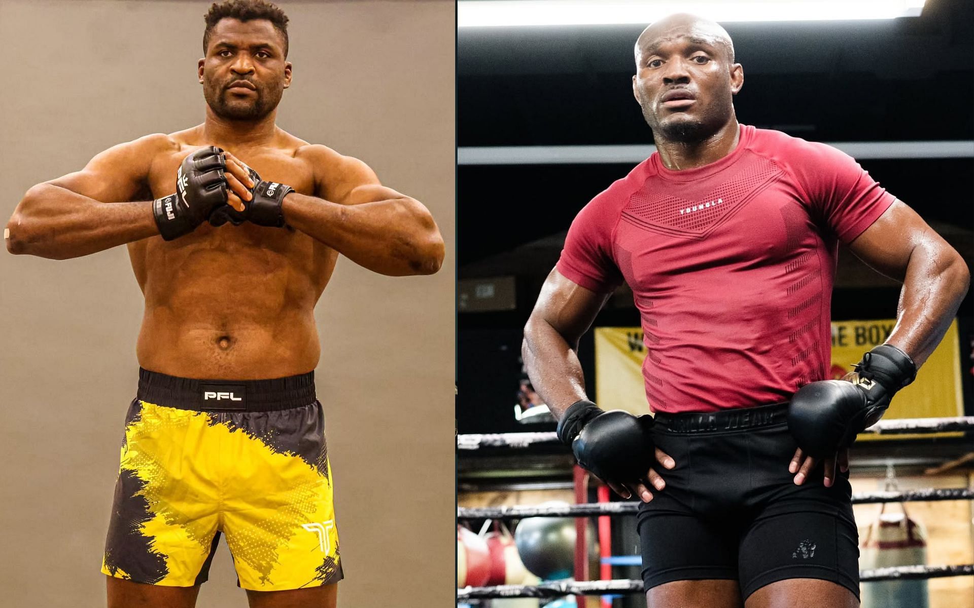 Francis Ngannou and Kamaru Usman&rsquo;s friendship has been one of the best in the UFC [Image Courtesy: @francisngannou and @usman84kg on Instagram]