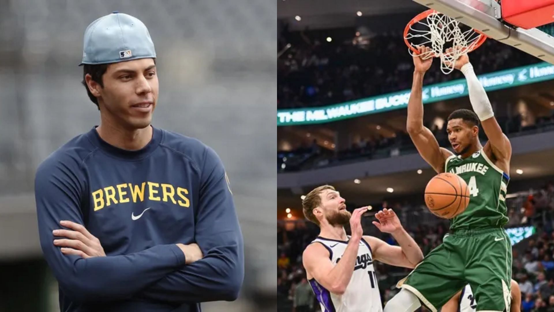 Milwaukee Brewers Slugger Christian Yelich &amp; Milwaukee Bucks Star Giannis Antetokounmpo