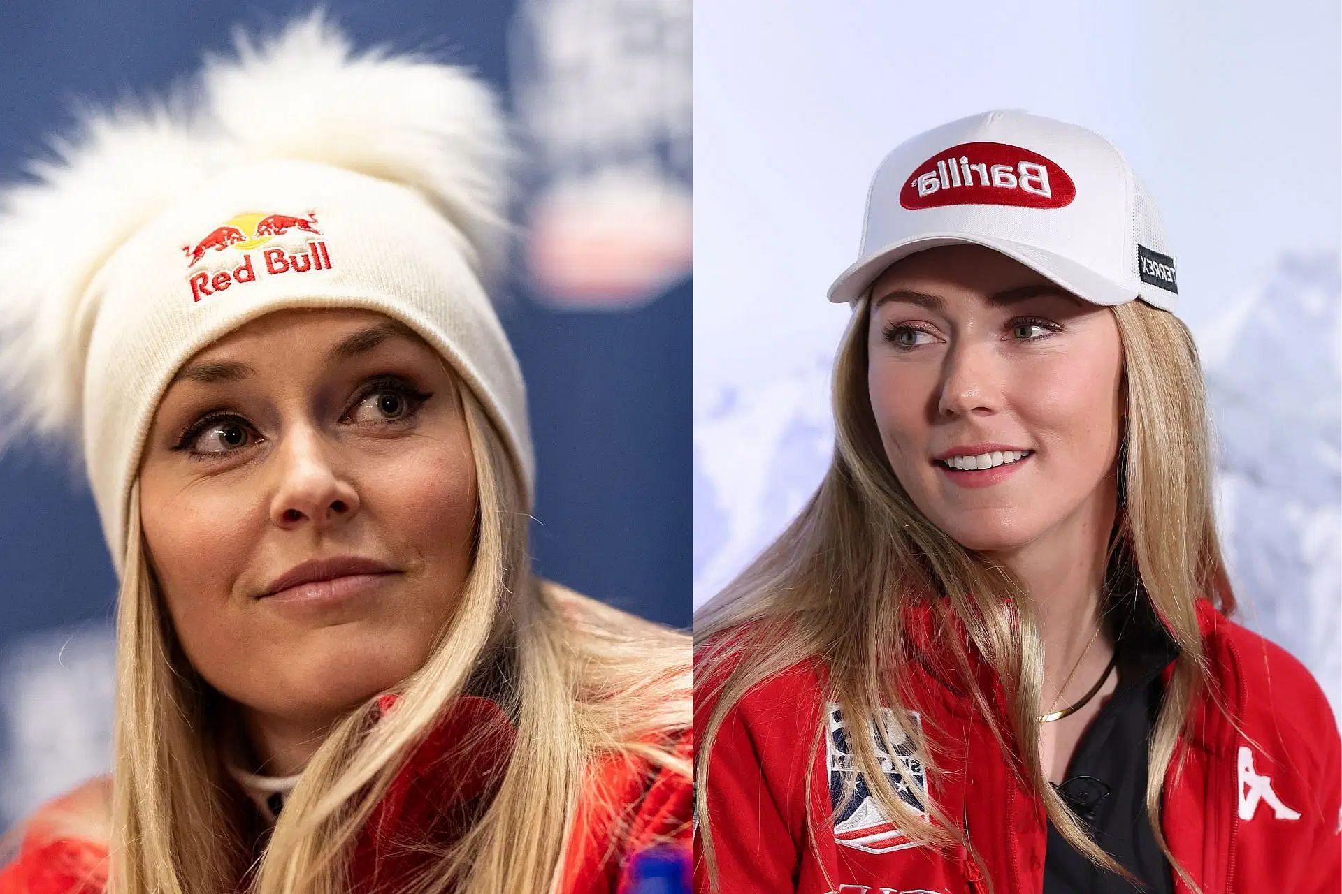 Lindsey Vonn and Mikaela Shiffrin