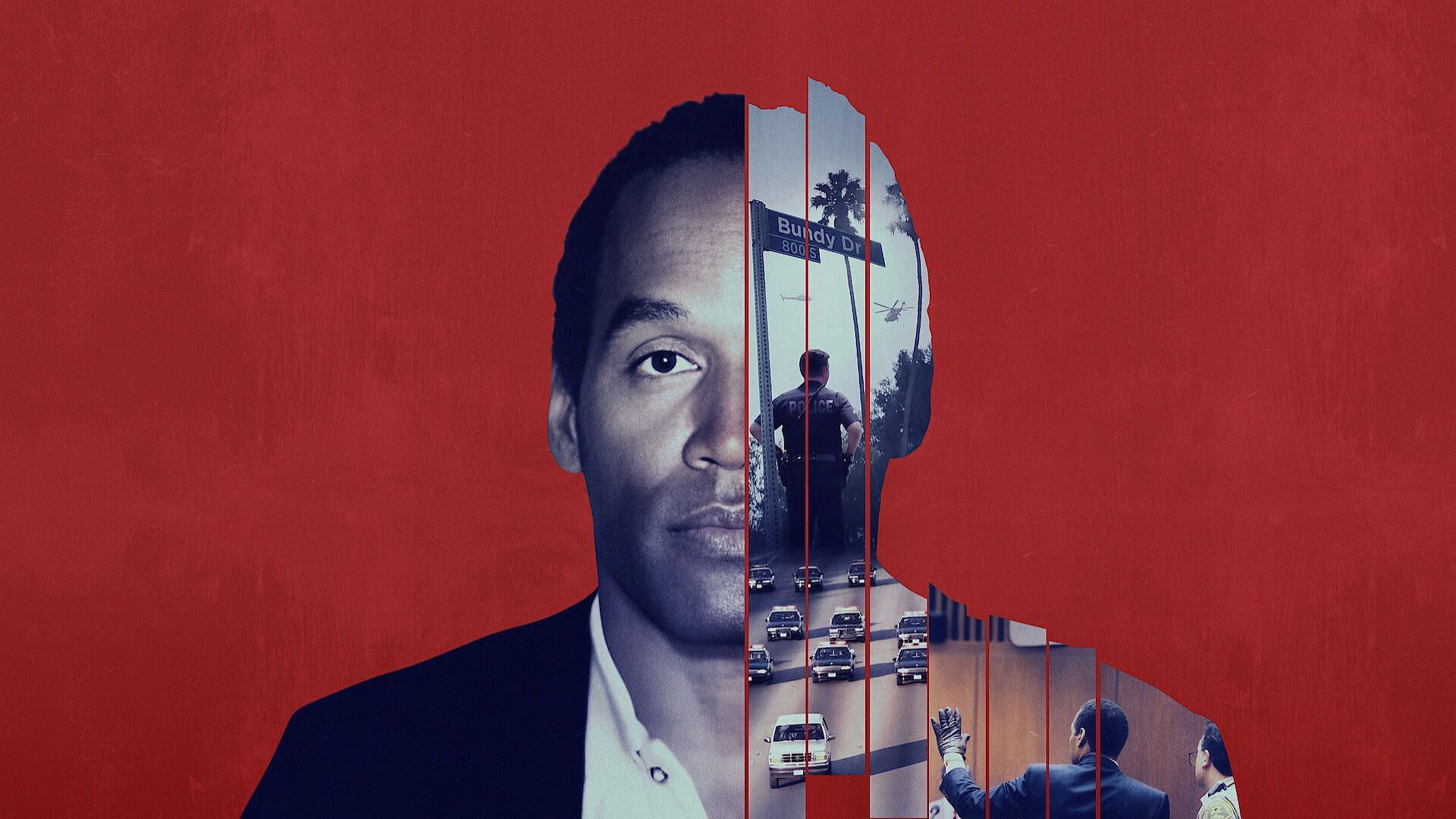 American Manhunt: O.J. Simpson promotional poster (Image via Netflix) 