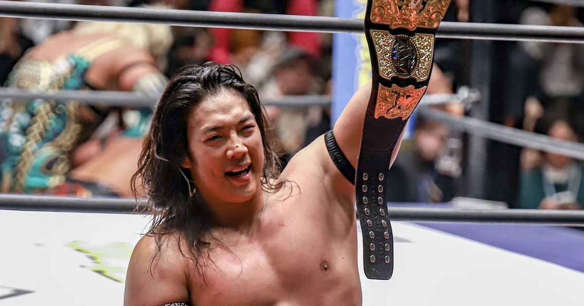 Konosuke Takeshita becomes a double champion [Source: Takeshita on X]