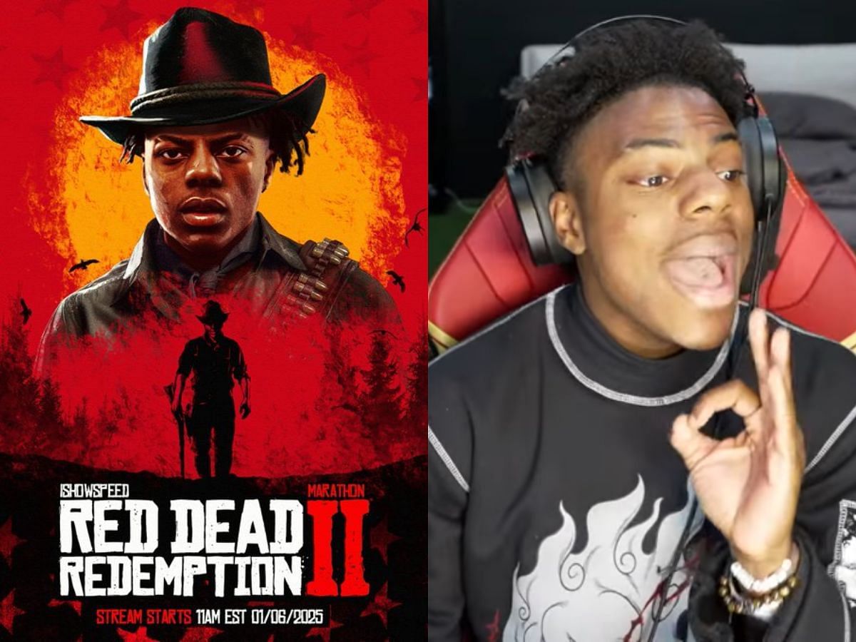 IShowSpeed to host Red Dead Redemption 2 marathon (Image via X/IShowSpeed)