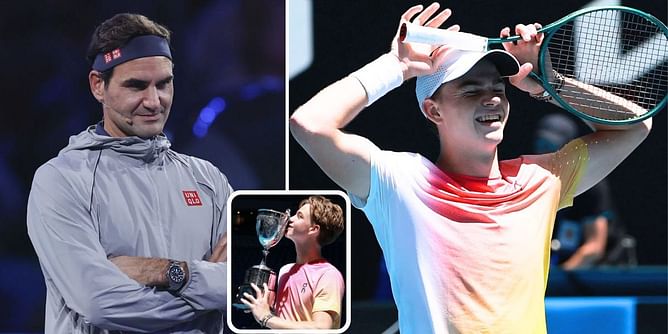 Roger Federer-backed Henry Bernet creates history as Australian Open 2025 boys' singles champion days after announcing sponsorship