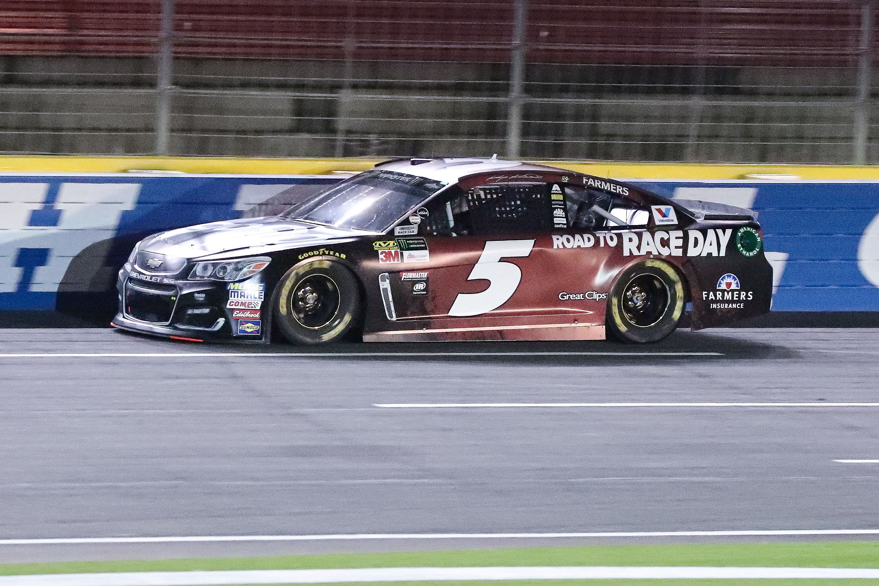 Kasey Kahne drove the No. 5 HMS in the premier series - Source: Imagn