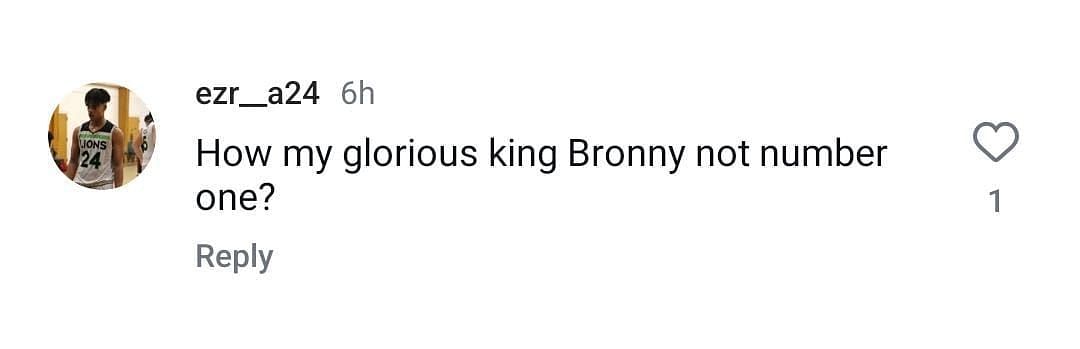 Fan reaction to Bronny missing out on the NBA&#039;s top 15 jersey sales