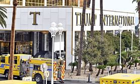 "A Trump/ Musk metaphor for the ages" - Internet reacts to video of Tesla cybertruck exploding in front of Trump International Hotel
