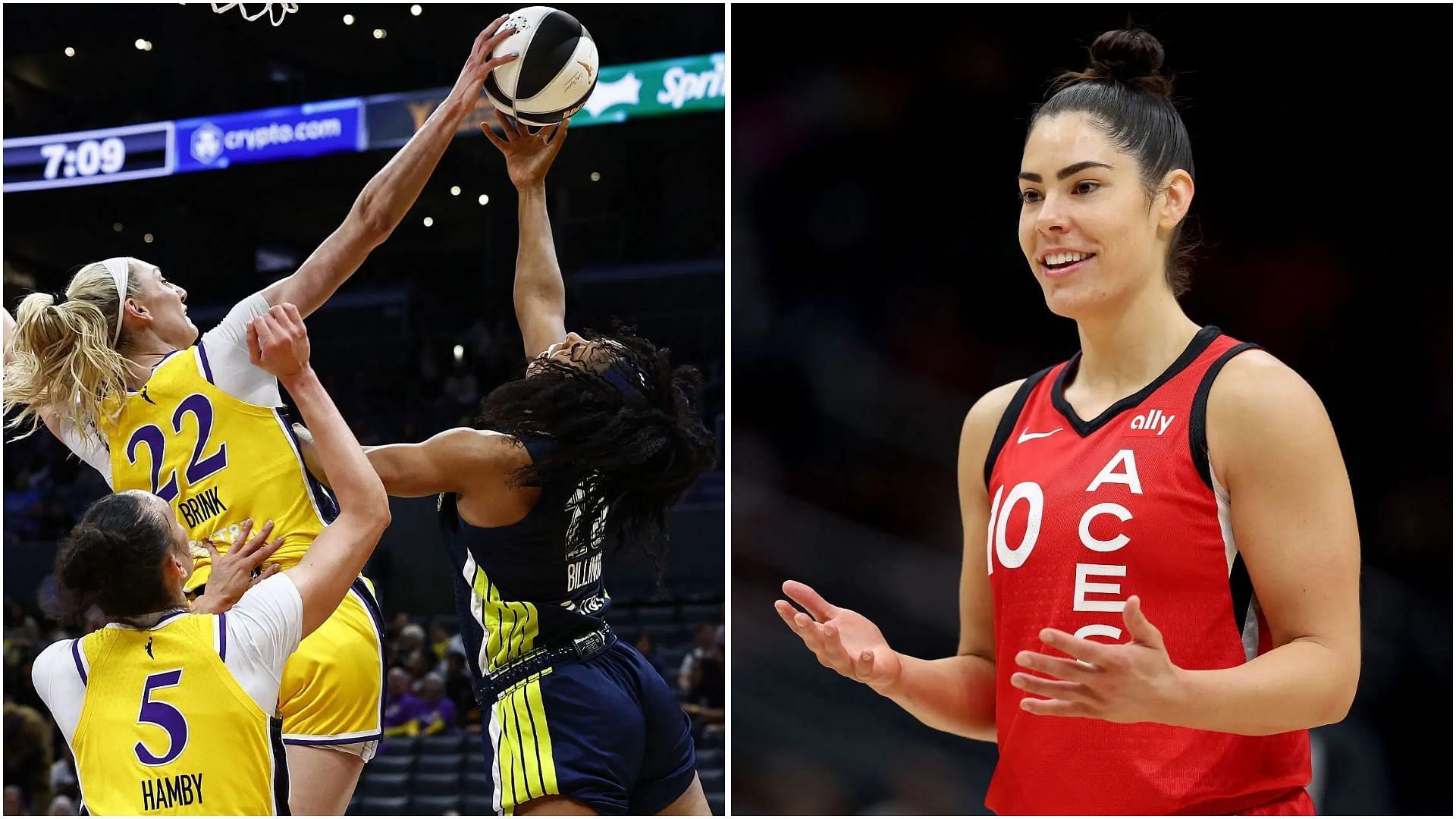 Fans fear for LA Sparks defense after Kelsey Plum acquisition weakens Cameron Brink-led team. (Photos: GETTY)