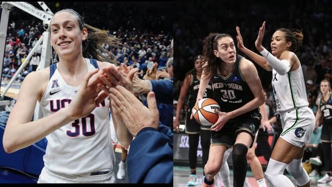“They tried to say Caitlin Clark had a better college career”: College hoops fans react as Breanna Stewart recounts UConn career under Geno Auriemma