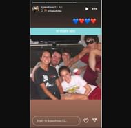 Katie shared the image on her Instagram story (IG @kgaudreau13)